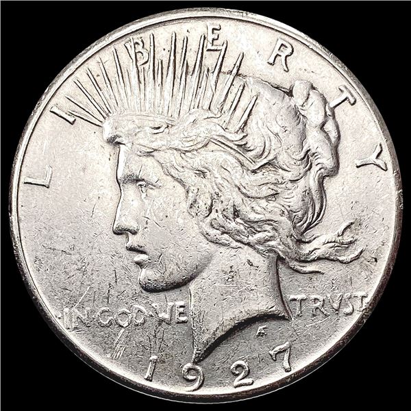 1927 Silver Peace Dollar CLOSELY UNCIRCULATED
