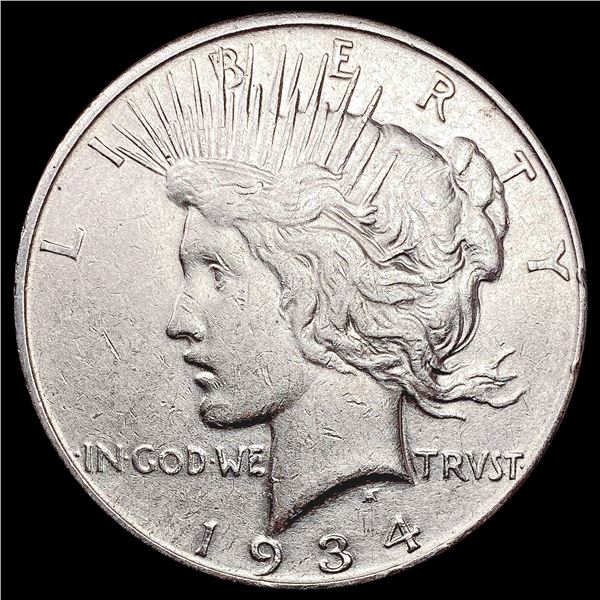 1934-D Silver Peace Dollar CLOSELY UNCIRCULATED
