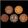 Image 2 : [5] 1863&1864 Assorted U.S. Tokens HIGH GRADE