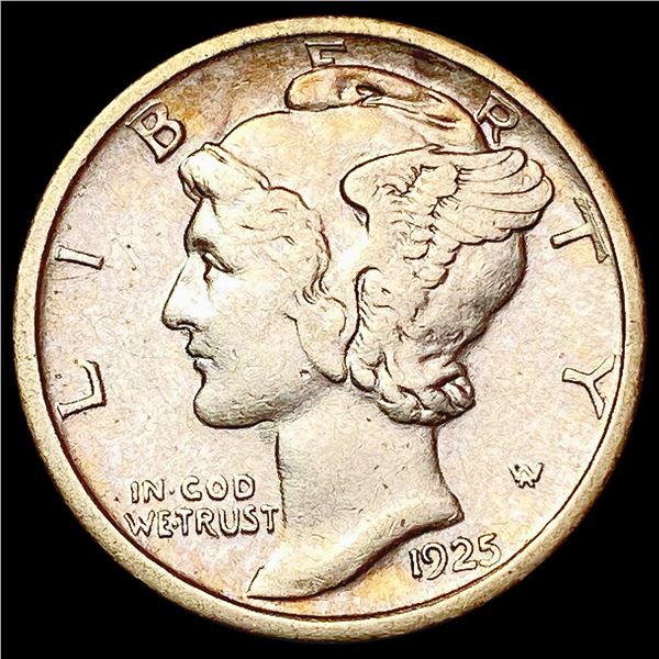 1925-S Mercury Dime CLOSELY UNCIRCULATED