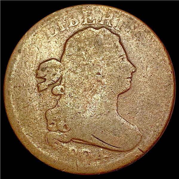 1804 Plain 4 Draped Bust Half Cent NICELY CIRCULATED