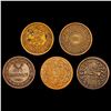 Image 2 : [5] 1863 Varied U.S. Tokens HIGH GRADE