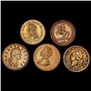 Image 1 : [5] 1863 Varied U.S. Tokens HIGH GRADE
