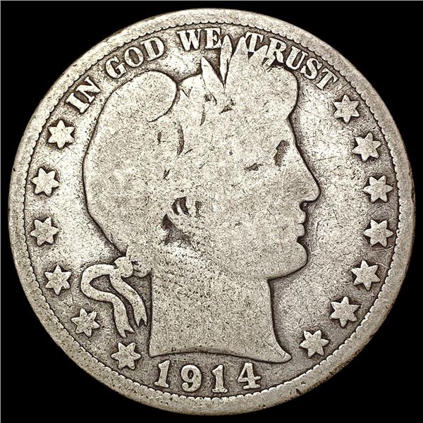 1914 Barber Half Dollar NICELY CIRCULATED