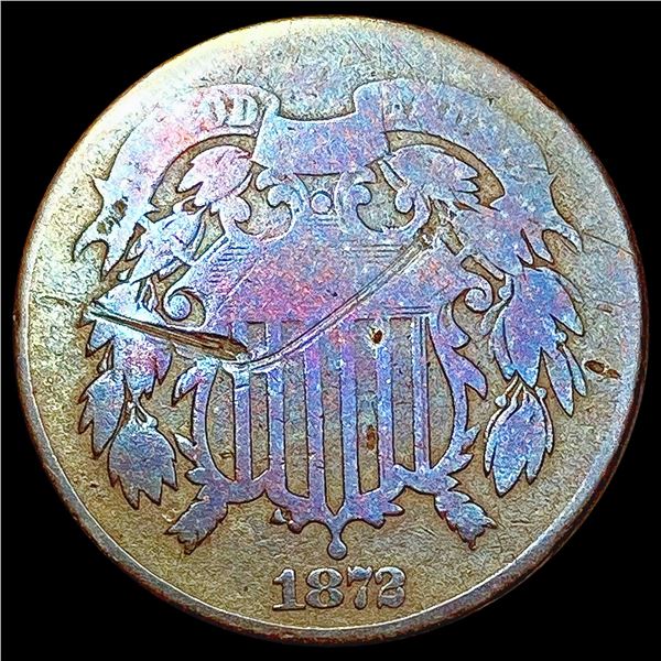 1872 Two Cent Piece NICELY CIRCULATED