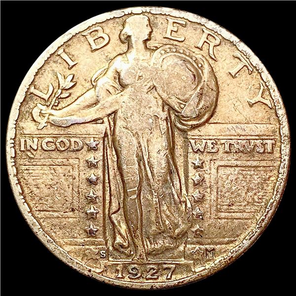 1927-S Standing Liberty Quarter LIGHTLY CIRCULATED