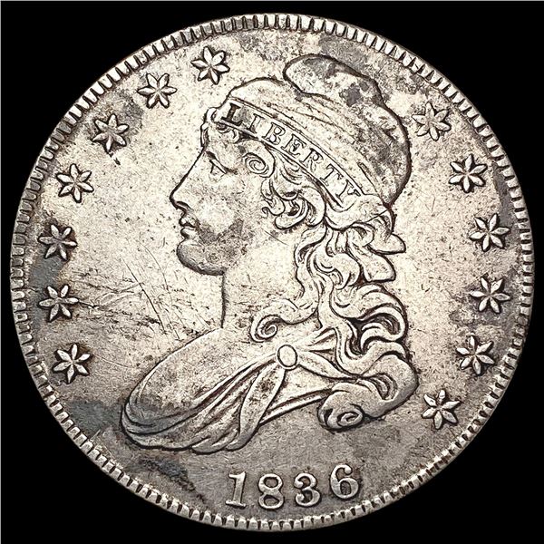 1836 Capped Bust Half Dollar CLOSELY UNCIRCULATED