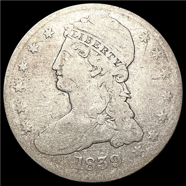 1839 Capped Bust Half Dollar NICELY CIRCULATED