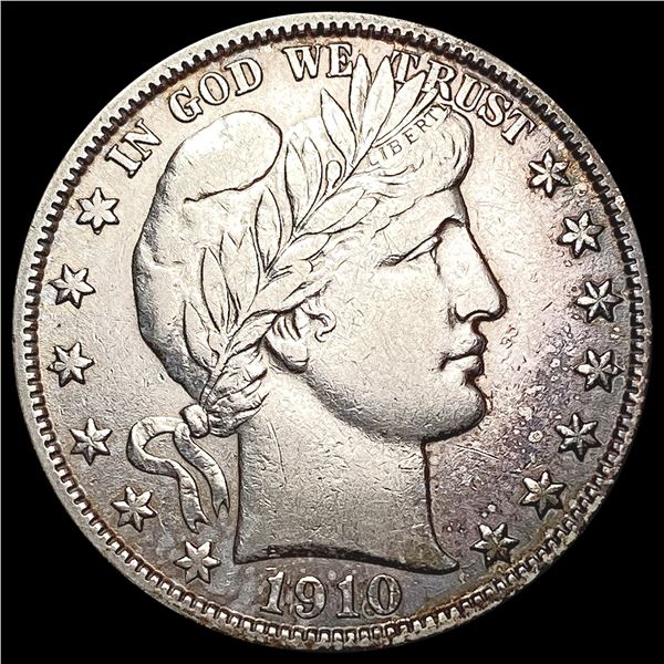 1910 S Barber Half Dollar CLOSELY UNCIRCULATED