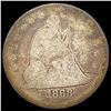 1868 Seated Liberty Quarter NICELY CIRCULATED