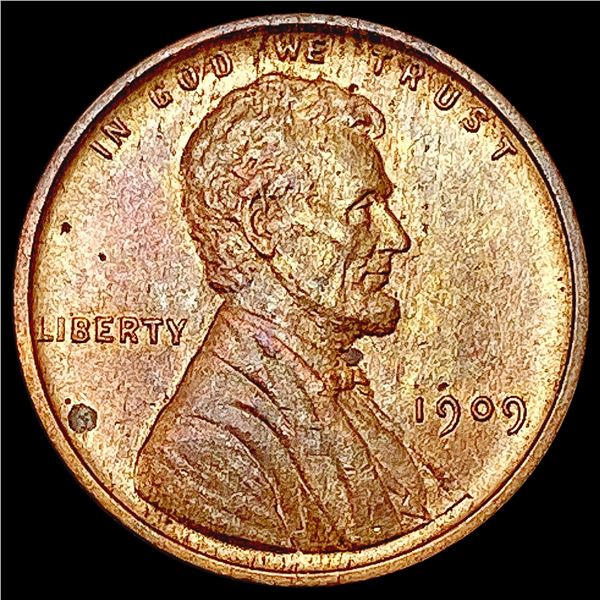1909 Wheat Cent CLOSELY UNCIRCULATED