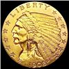 Image 1 : 1908 $2.50 Gold Quarter Eagle CLOSELY UNCIRCULATED