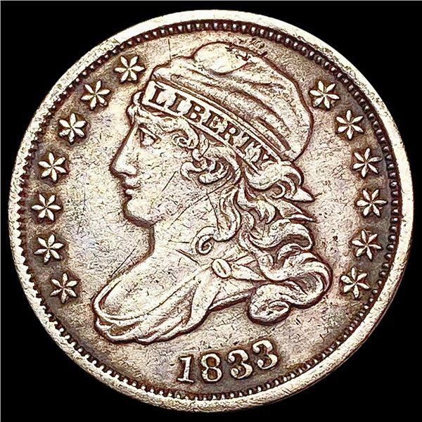 1833 Capped Bust Dime CLOSELY UNCIRCULATED