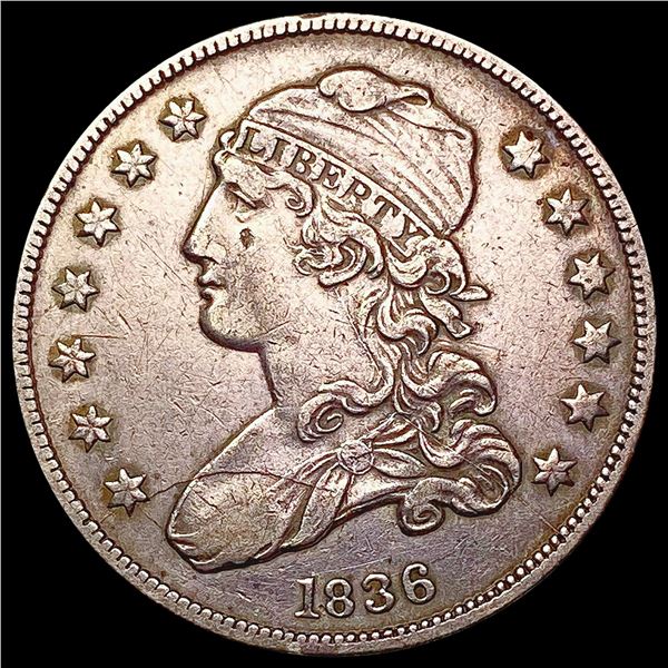 1836 Capped Bust Quarter NEARLY UNCIRCULATED