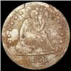 1858-S Seated Liberty Quarter NICELY CIRCULATED