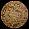 1809 Classic Head Half Cent LIGHTLY CIRCULATED
