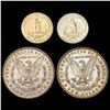 Image 2 : 1881-1936 Varied US Silver Coinage Lot [4 Coins] HIGH GRADE