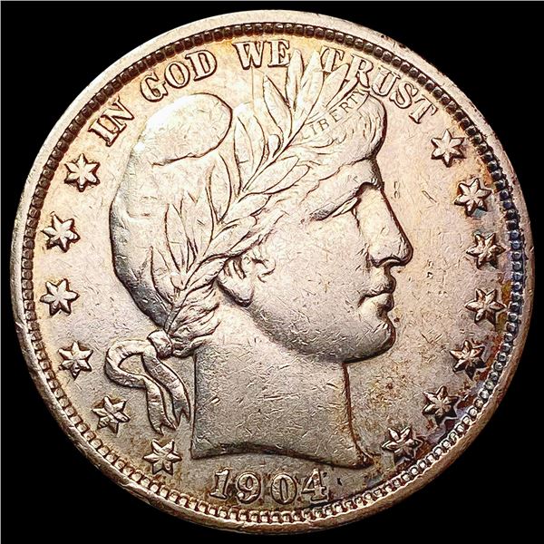 1904 Barber Half Dollar CLOSELY UNCIRCULATED
