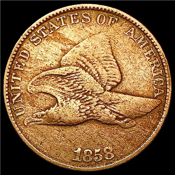 1858/7 Flying Eagle Cent LIGHTLY CIRCULATED