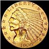 Image 1 : 1908 $2.50 Gold Quarter Eagle CLOSELY UNCIRCULATED