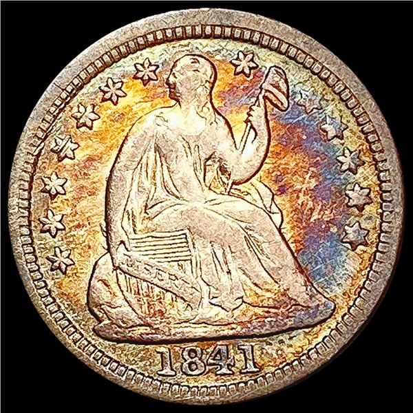 1841-O Seated Liberty Half Dime CLOSELY UNCIRCULATED