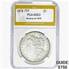 1878 REV 79 Morgan Silver Dollar PGA MS63