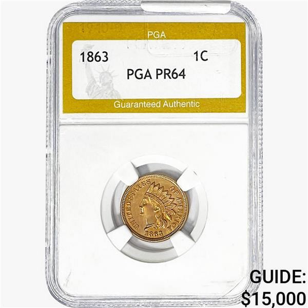 1863 Indian Head Cent PGA PR64
