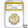 1946-S Booker T Half Dollar PGA MS67