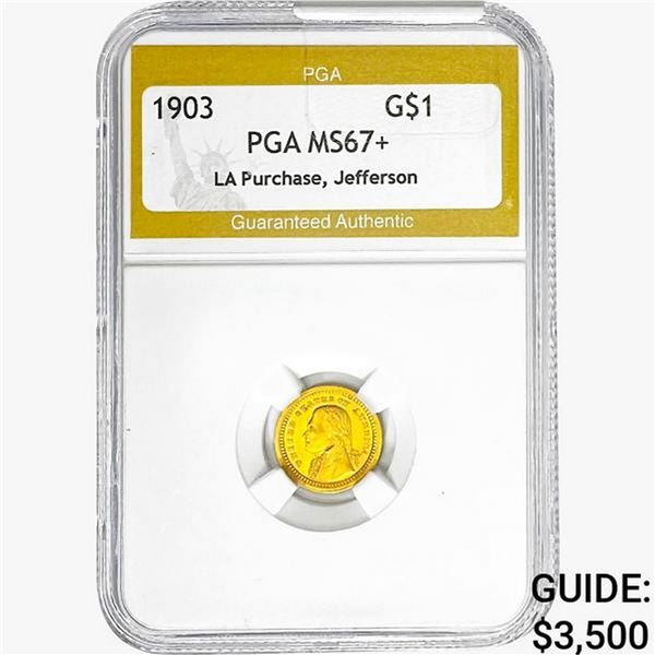 1903 Rare Gold Dollar PGA MS67+