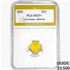 Image 1 : 1903 Rare Gold Dollar PGA MS67+