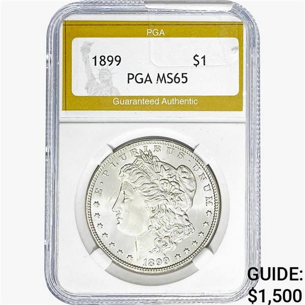 1899 Morgan Silver Dollar PGA MS65