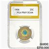 Image 1 : 1906 Barber Quarter PGA PR69 DCAM