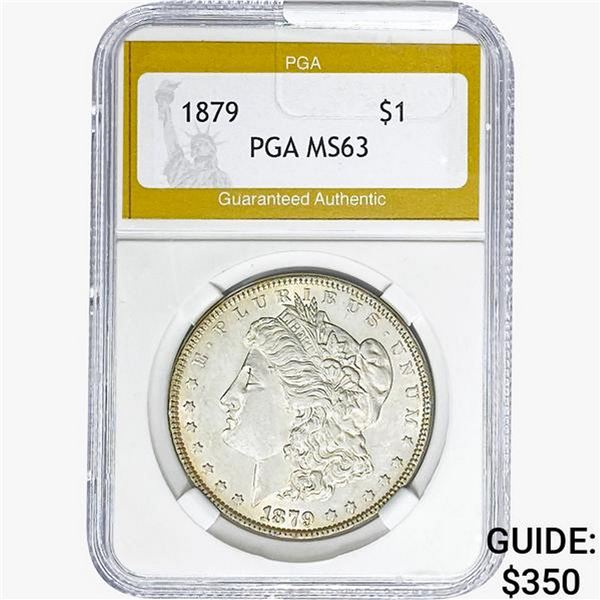 1879 Morgan Silver Dollar PGA MS63