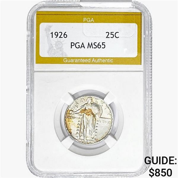 1926 Standing Liberty Quarter PGA MS65