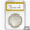 Image 1 : 1890 Morgan Silver Dollar PGA MS65+ DMPL