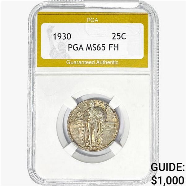 1930 Standing Liberty Quarter PGA MS65 FH