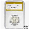 1920 Standing Liberty Quarter PGA MS63