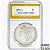 1890-S Morgan Silver Dollar PGA MS64 DMPL