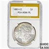 1883-CC Morgan Silver Dollar PGA MS66 PL