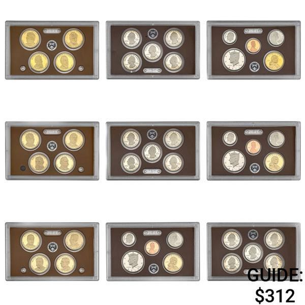 2011-2013 [42] Proof Set Lot