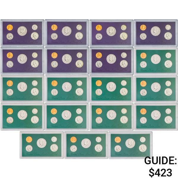 1990-1998 Proof Set Lot (95 Coins)