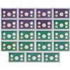 Image 2 : 1990-1998 Proof Set Lot (95 Coins)