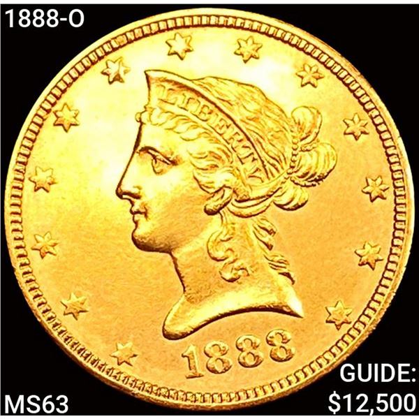 1888-O $10 Gold Eagle CHOICE BU