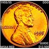 1955/55 DDO Wheat Cent CHOICE BU RD