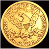 Image 2 : 1882-CC $5 Gold Half Eagle CLOSELY UNCIRCULATED