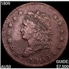 Image 1 : 1809 Coronet Head Large Cent CLOSELY UNCIRCULATED