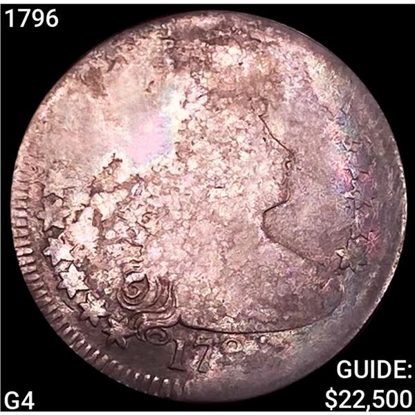 1796 Draped Bust Quarter NICELY CIRCULATED