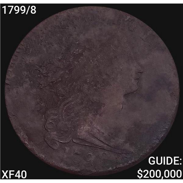 1799/8 Draped Bust Large Cent NEARLY UNCIRCULATED