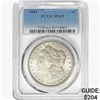 Image 1 : 1884 Morgan Silver Dollar PCGS MS63
