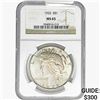 Image 1 : 1922 Silver Peace Dollar NGC MS65